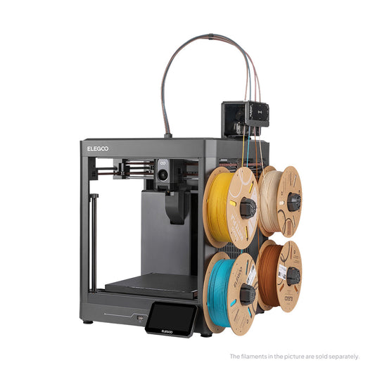 Impressora 3D ELEGOO Centauri 2 Combo e sistema multicolor CANVAS na imagem oficial.