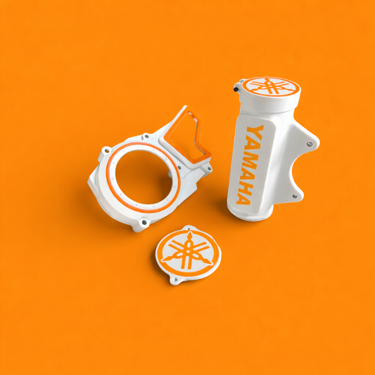 Conjunto Yamaha DT LC e LCD Branco [A106]