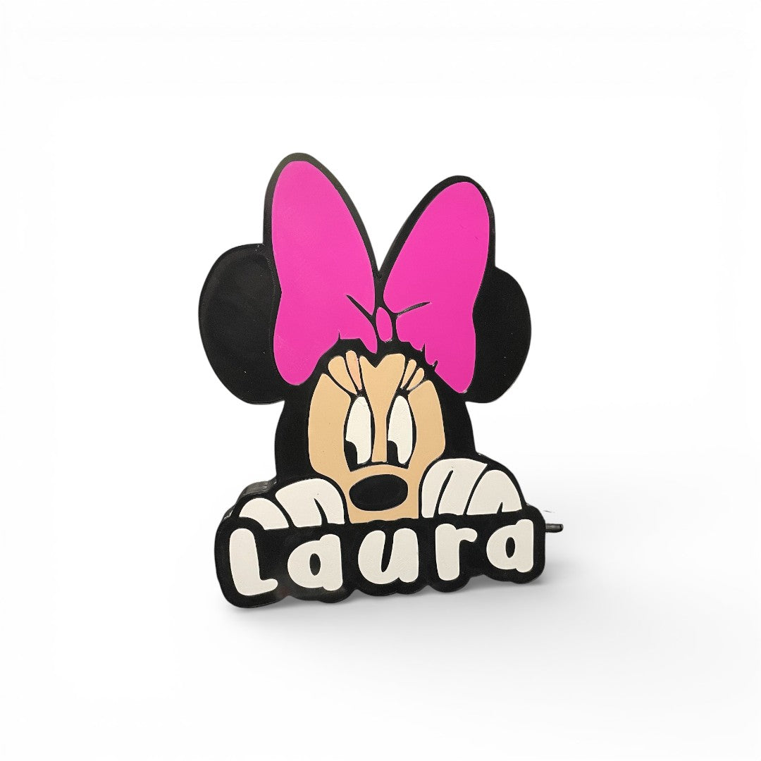 Minnie Name Lamp