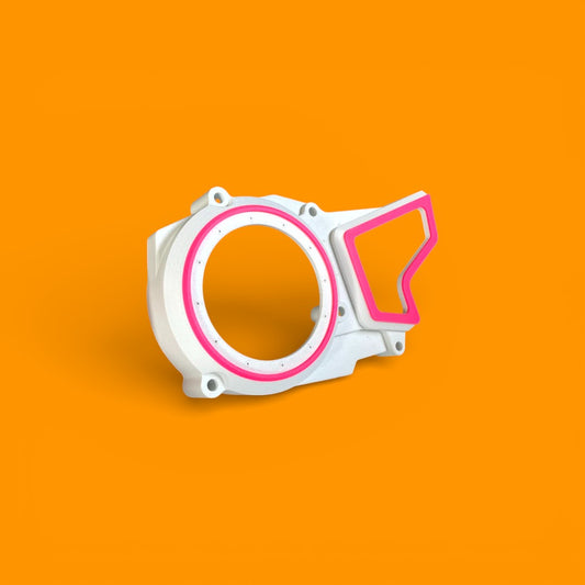 Tampa Elétrica Yamaha DT LC e LCD Branca [A101]